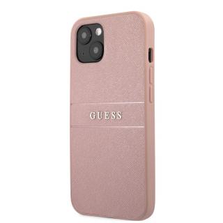 Guess PU Leather Saffiano Pink - iPhone 13 Mini