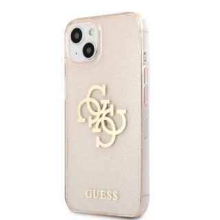 Guess TPU Big 4G Full Gliter Gold - iPhone 13 Mini