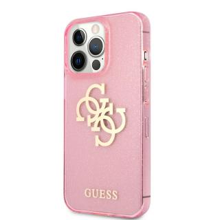 Guess TPU Big 4G Full Gliter Pink - iPhone 13 Mini