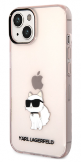 Karl Lagerfeld IML Choupette NFT Zadní Kryt pro iPhone 14 Pink