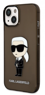 Karl Lagerfeld IML Ikonik NFT Zadní Kryt pro iPhone 14 Black