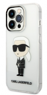 Karl Lagerfeld IML Ikonik NFT Zadní Kryt pro iPhone 14 Pro Max Transparent