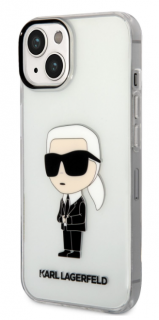 Karl Lagerfeld IML Ikonik NFT Zadní Kryt pro iPhone 14 Transparent