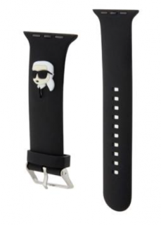 Karl Lagerfeld Karl Head NFT Řemínek pro Apple Watch 38/40/41 Black