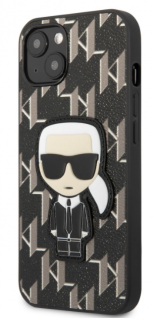 Karl Lagerfeld Monogram Ikonik Kryt pro iPhone 13 mini Black