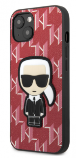 Karl Lagerfeld Monogram Ikonik Kryt pro iPhone 13 Red