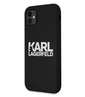Karl Lagerfeld Silikonový Kryt pro iPhone 11 Black