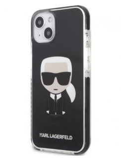 Karl Lagerfeld TPE Full Body Ikonik Kryt pro iPhone 13 mini Black