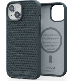 Njord Fabric Tonal Case Dark Grey - iPhone 15/14/13