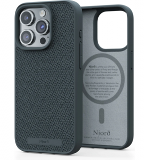 Njord Fabric Tonal Case Dark Grey - iPhone 15 Pro Max