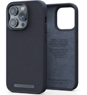 Njord Genuine Leather Black - iPhone 14 Pro