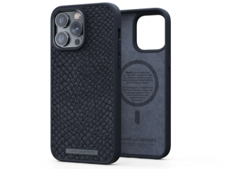 Njord Salomon Leather Black - iPhone 14 Pro Max