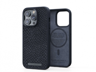 Njord Salomon Leather Black - iPhone 14 Pro