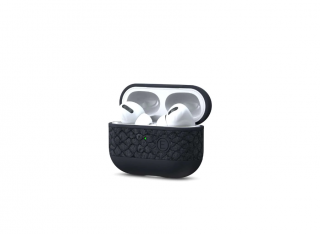 Njord Salomon Leather Case Dark Grey - AirPods Pro