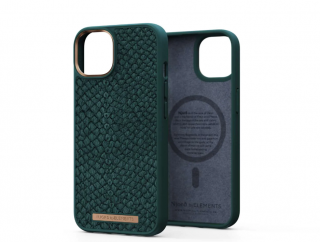 Njord Salomon Leather Green - iPhone 14 Plus