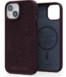 Njord Salomon Leather Rust - iPhone 15 Plus/14 Plus
