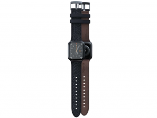 Njord Salomon Leather Watch Strap Dark Grey - Apple Watch 40/41 mm