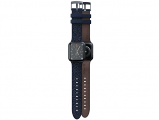 Njord Salomon Leather Watch Strap Petrol - Apple Watch 40/41 mm