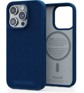 Njord Seude MagSafe Case Blue - iPhone 15 Pro