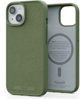 Njord Seude MagSafe Case Olive - iPhone 15 Plus/14 Plus