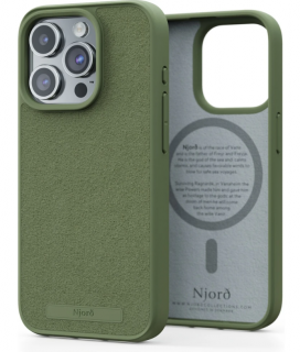 Njord Seude MagSafe Case Olive - iPhone 15 Pro