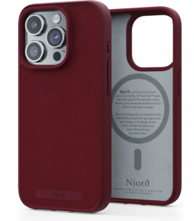 Njord Seude MagSafe Case Red - iPhone 15 Pro Max