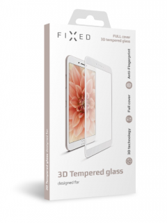 Ochranné tvrzené sklo FIXED 3D Full-Cover pro Apple iPhone 6/6S/7/8, bílé