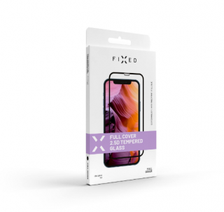 Ochranné tvrzené sklo FIXED Full-Cover pro Apple iPhone 13 Mini černé