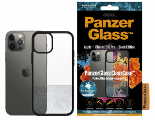 PanzerGlass ClearCase (Black Edition) pro Apple iPhone 12/12 Pro