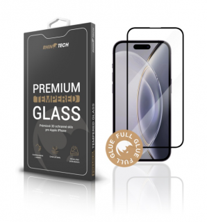 RhinoTech Tvrzené ochranné 3D sklo pro iPhone 15 Pro Max