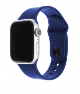 Set silikonových řemínků FIXED Silicone Strap pro Apple Watch 42/44/45 mm, oceánsky modrý