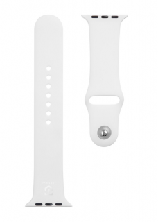 Tactical 499 Silikonový Řemínek pro Apple Watch 1/2/3/4/5/6/7/SE 42/44/45mm White