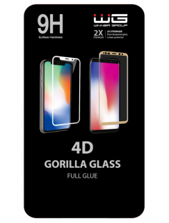 Tvrzené sklo 4D Full Glue iPhone 6/6s/7/8/SE20/SE22 White