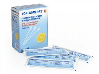 Glycerinové tyčinky Med-Comfort, 10 cm, 75 ks Příchuť: Citron