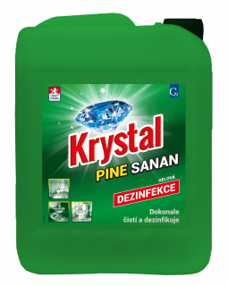 Krystal Pine Sanan - extra hustý čistící s dezinfekční gel 5 l Varianta: KRYSTAL Pine Sanan 5L
