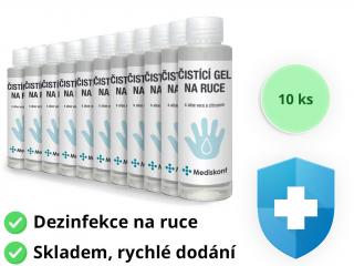 Mediskont antibakteriální čistící gel na ruce 100 ml, 10 ks
