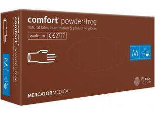Mercator Medical Comfort Powder-Free nepudrované 100 ks Rozměr: M