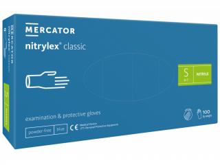 Mercator Medical Nitrylex Classic modré 100 ks Rozměr: S
