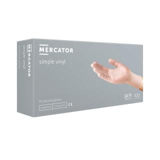 Mercator Medical simple vinyl Powder free 100 ks Velikost: L