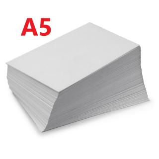 Papír xerografický A5, 80 g, 500 listů, bílý