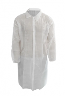 Plášť jednorázový PD-VELCRO na suchý zip, vel. XXL, 1 ks Barva: Bílá