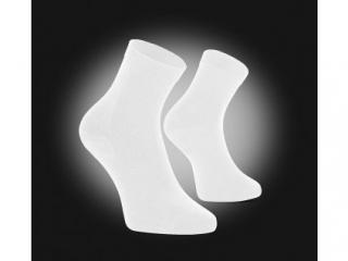 Ponožky antibakteriální Bamboo Medical, 3 páry, bílé, dlouhé Rozměr: 35-38