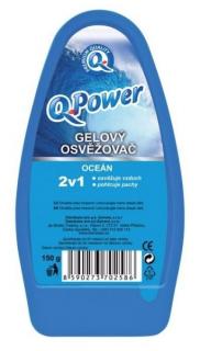 Q-Power Gelový osvěžovač 2v1 - oceán