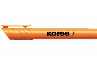 Zvýrazňovač Kores High Liner Plus, 3-5 mm, klínový hrot Barva: Oranžová
