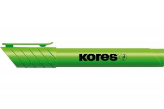 Zvýrazňovač Kores High Liner Plus, 3-5 mm, klínový hrot Barva: Zelená