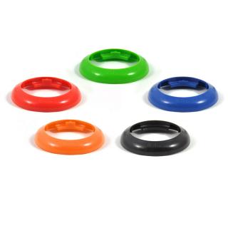 (5 kusů) Kroužky - pro stlačovací a dávkovací lahve - různé barvy