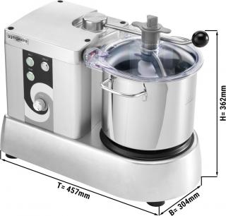 Cutter na zeleninu - 5,3 litru