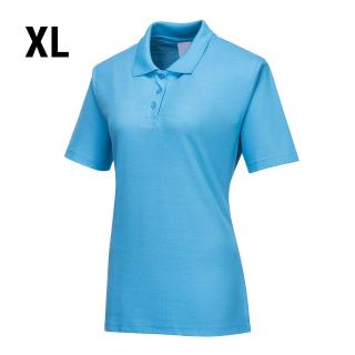 Dámské polo triko - Nebesky modré - Velikost: XL