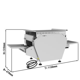 Elektrický průběžný gril - 0,47 x 1,15 m