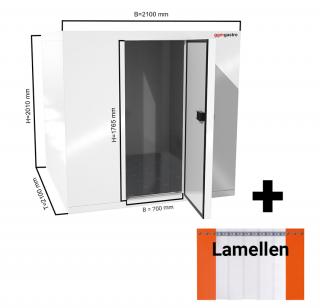 Mrazicí box- 2,1 x 2,1 m - Výška: 2,01 m - 6,1 m³